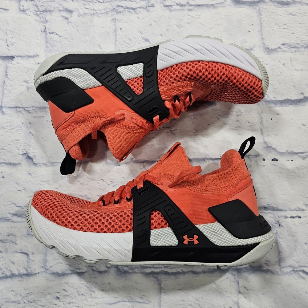 Under Armour UA WOMENS SIZE 9 Project Rock 4 Venom 3023696-602 Training Shoes